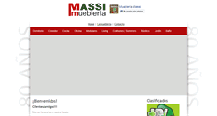 Desktop Screenshot of muebleriamassi.com.ar